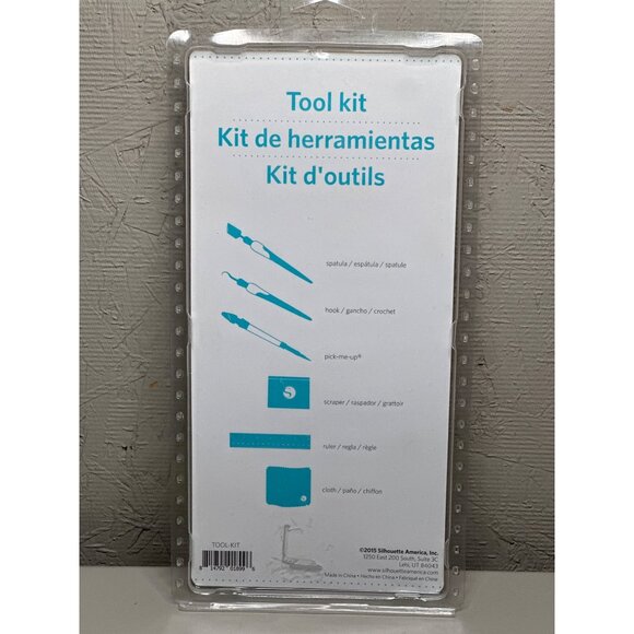 Silhouette Tool Kit With Spatula Hook Scraper Ruler & Pick-Me-Up - Picture 2 of 2